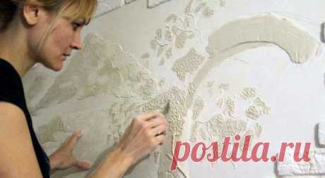 Как сделать барельеф на стене своими руками: мастер класс