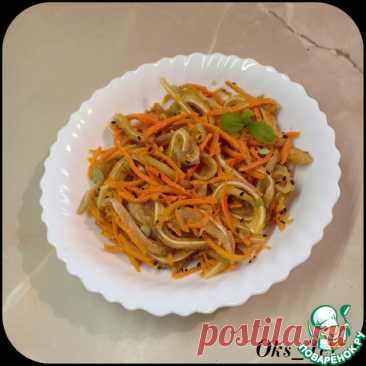 Свиные ушки по-корейски. Отличная закуска для тех, кто любит острую корейскую кухню. Предлагаю попробовать один из вариантов приготовления данной закуски, более душистой, на мой взгляд (на сайте есть и другие варианты данного блюда), которая пришлась по вкусу всей моей семье.