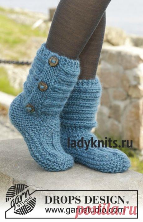 Связать сапоги спицами One Step Ahead от Дропс