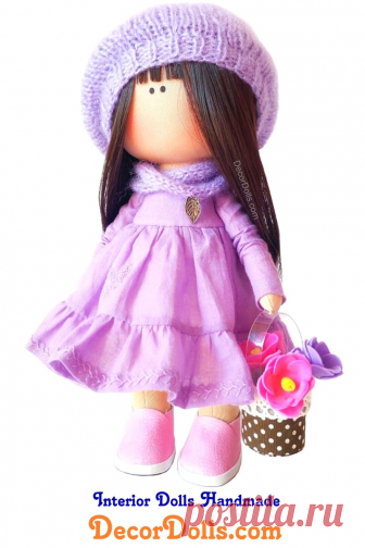 Love Winter Doll, Christmas Fabric Doll, Cloth Rag Doll, Tilda Art Doll, Nursery Textile Doll, Soft Handmade Doll, Baby Room Doll by Olga K Hello, dear visitors!This is handmade cloth doll created by Master Olga K (Taraz, Kazakhstan).  Doll is made BY ORDER. Order production time is 7 - 14 days. FREE SHIPPING TO ANY COUNTRYDoll is 25 cm (9,8 inch)  tall and made of only quality materials.You can find them in our shop searching by artist name, stated in the