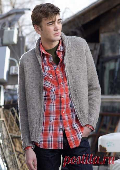 Кардиган мужской East Hale - Вяжи.ру