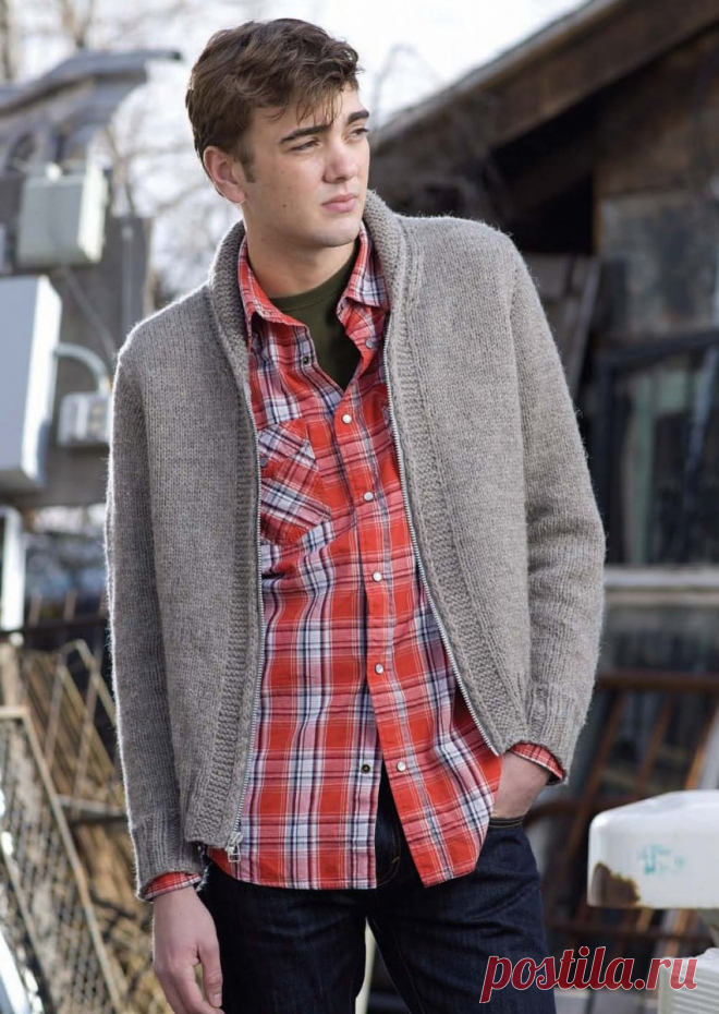 Кардиган мужской East Hale - Вяжи.ру