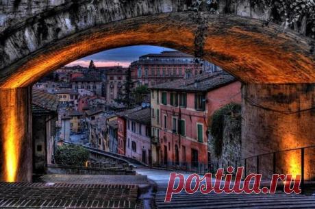 Удивительный город Перуджа, Италия