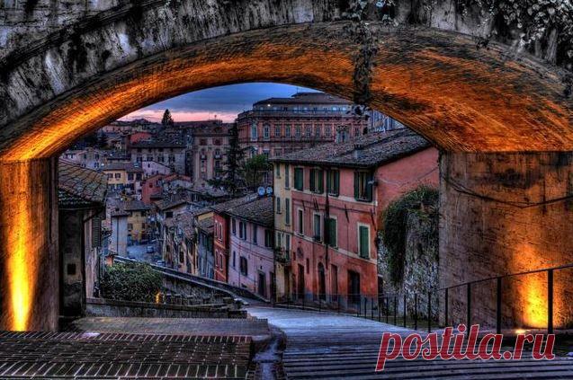 Удивительный город Перуджа, Италия
