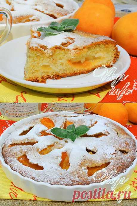 Пирог с абрикосами.