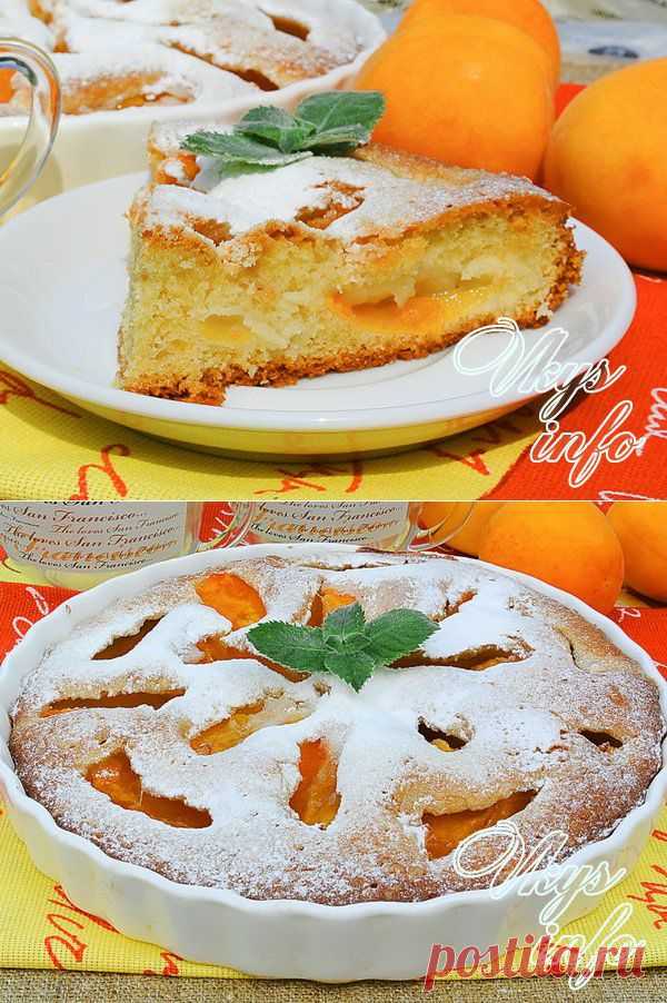 Пирог с абрикосами.