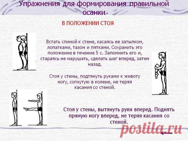 УПРАЖНЕНИЯ ОТ СУТУЛОСТИ - КРАСИВАЯ ОСАНКА У ВЗРОСЛЫХ И ДЕТЕЙ.