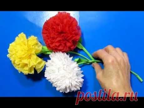МК: сделать красивый Цветок бумаги Подарок день рождение маме учителю|DIY^mothers day paper flowers