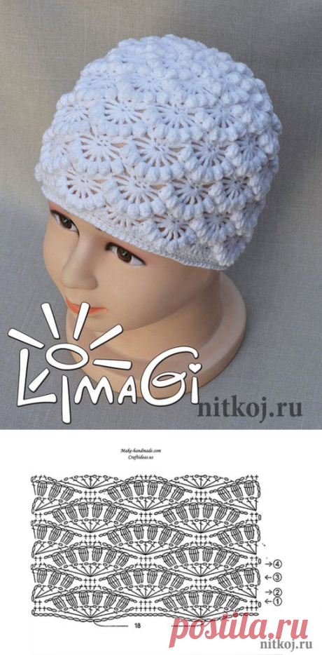 Шапочка крючком