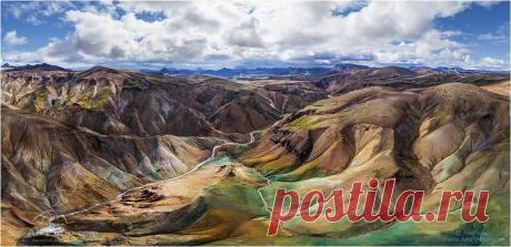 Исландия, цветные горы