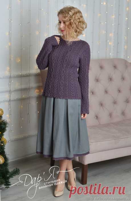 "Марион" элегантный офисный костюм - джемпер и юбка – заказать на Ярмарке Мастеров – EOWEXRU | Костюмы, Зеленоград