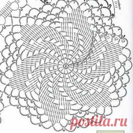 Детский вязаный крючком берет. Брюггское кружево для начинающих. Схема — Вязание крючком для детей и мам. Модели от мастеров по вязанию на заказ