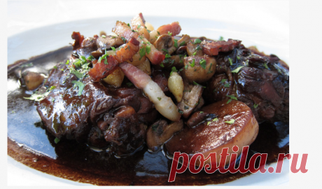 Французская классика: петух в вине