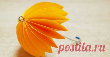Яркий зонтик из бумаги своими руками — I Love Hobby — Лучшие мастер-классы со всего мира!