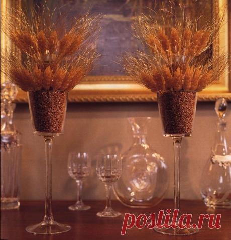 Колоски из бисера - Бисероплетение