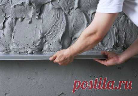 Как штукатурить стены своими руками