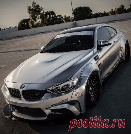 BMW M4 c очень крутым обвесом / Только машины