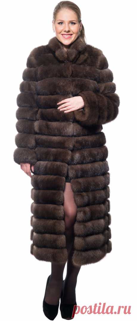 Купить Пальто из меха соболя, модель 119972 - Цена 2000000