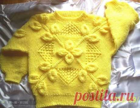 Красивейший детский свитер — Сделай сам, идеи для творчества - DIY Ideas