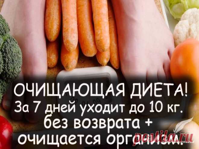 Пора сбросить лишние килограммы!Очищающая диета.