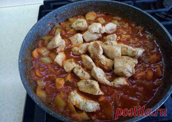 (38) Рагу овощное с курочкой - пошаговый рецепт с фото. Автор рецепта Татьяна Кияшко . - Cookpad