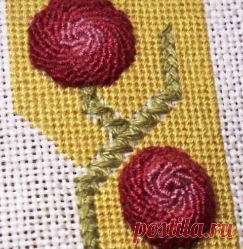 Спиральный шов в вышивке. Мастер-класс