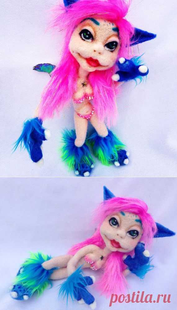 Сделано на заказ ooak Pixie Fairy иглы войлочные от TangleWoodThicket