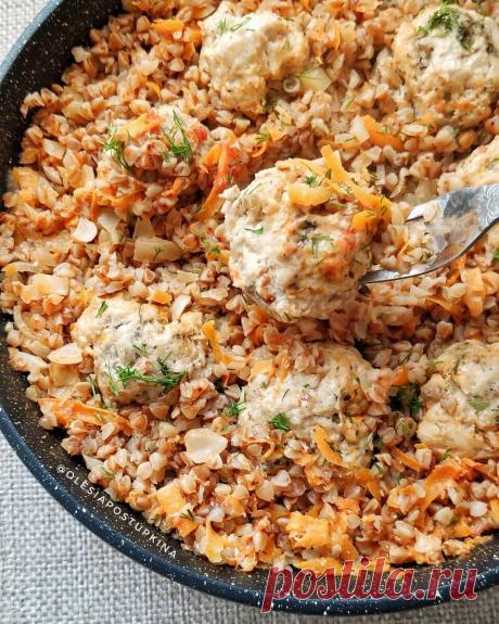 4 вкусных рецепта с гречкой для похудения с КБЖУ⬇️ | Олеся Поступкина | Дзен