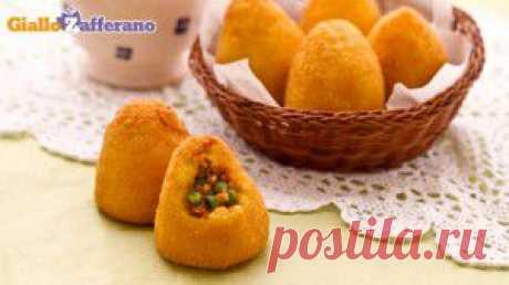 Итальянские рисовые шарики с начинкой (Arancino — Аранчини)