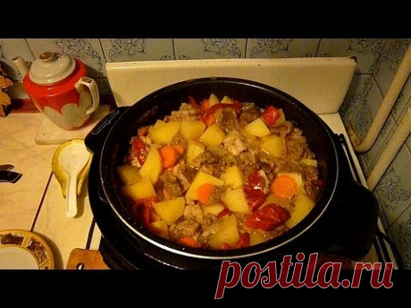 Жаркое в мультиварке. Проще не бывает - YouTube
