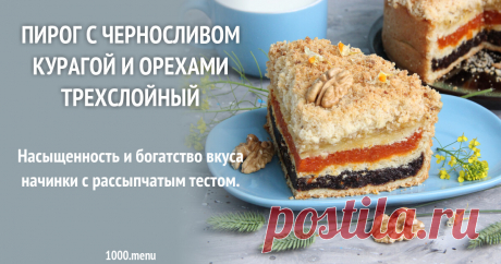 Пирог с черносливом курагой и орехами трехслойный рецепт с фото пошагово Как приготовить пирог с черносливом курагой и орехами трехслойный: поиск по ингредиентам, советы, отзывы, пошаговые фото, подсчет калорий, изменение порций, похожие рецепты