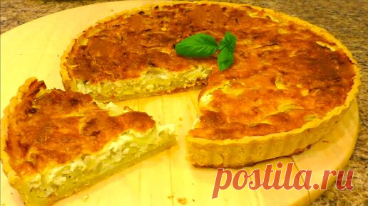 Популярный французский пирог - киш с луком, вкуснятина из самых доступных продуктов. | Валентина Сидорова | Дзен