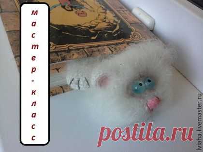 Купить Мастер-класс по закладке-котенку (описание вязания, закладка, вязаная - цепелева ольга