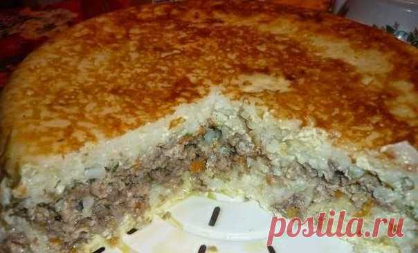 РИСОВАЯ ЗАПЕКАНКА С МЯСОМ