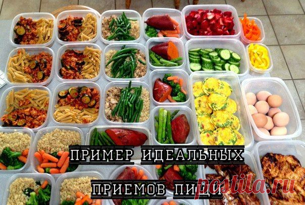 Пример идеальных приемов пищи / Медицина для всех