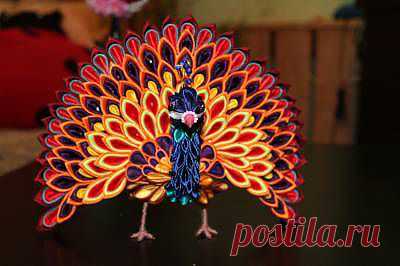 Домашняя волшебница - Мастер класс МК "Павлин" (автор Анютка)