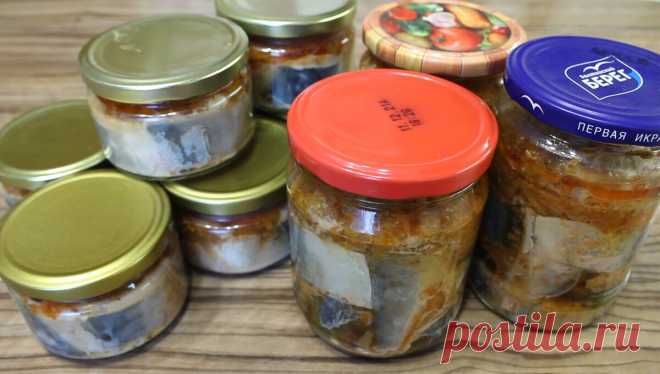 За рыбными консервами в магазин не хожу. Скумбрия в томате с овощами без автоклава. | Нина Уральская | Дзен