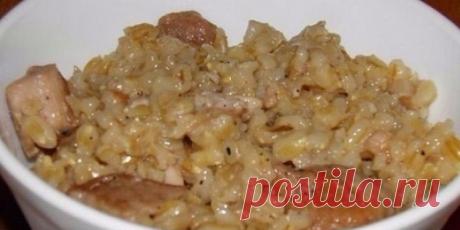 Идеальная перловка приготовленная в духовке с овощами и мясом! Теперь готовлю часто!