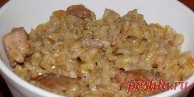 Идеальная перловка приготовленная в духовке с овощами и мясом! Теперь готовлю часто!