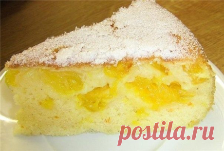 (+1) тема - Шарлотка с апельсиновыми дольками | ВКУСНО ПОЕДИМ!