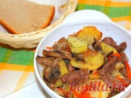 Жаркое по - домашнему - простой и вкусный рецепт с пошаговыми фото