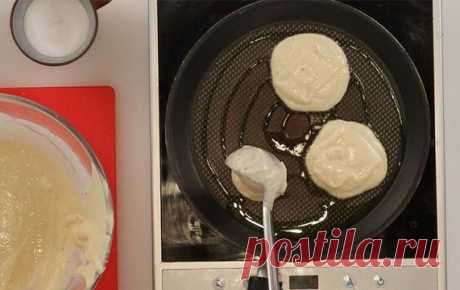 Дрожжевые оладьи рецепт – русская кухня, детское меню: выпечка и десерты