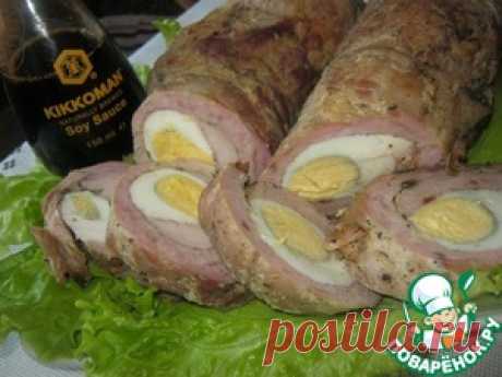 Рулет из пашины с начинкой - кулинарный рецепт