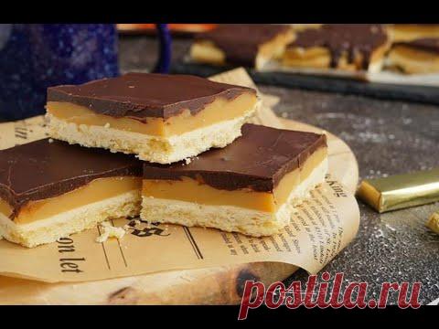 Печенье Миллионера с сгущенным молоком и шоколадом рецепт  #Shorts​