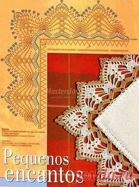 Вязание салфетки. Пошаговый мастер-класс