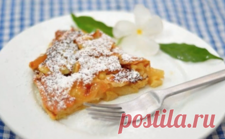 Немецкий панкейк из яблок нашего производства, сочный и очень вкусный! — BonApetito
