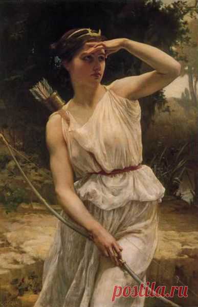 Artemis - goddess of the moon -Roman name - Diana