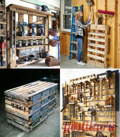 100 Идей повторного использования строительных поддонов