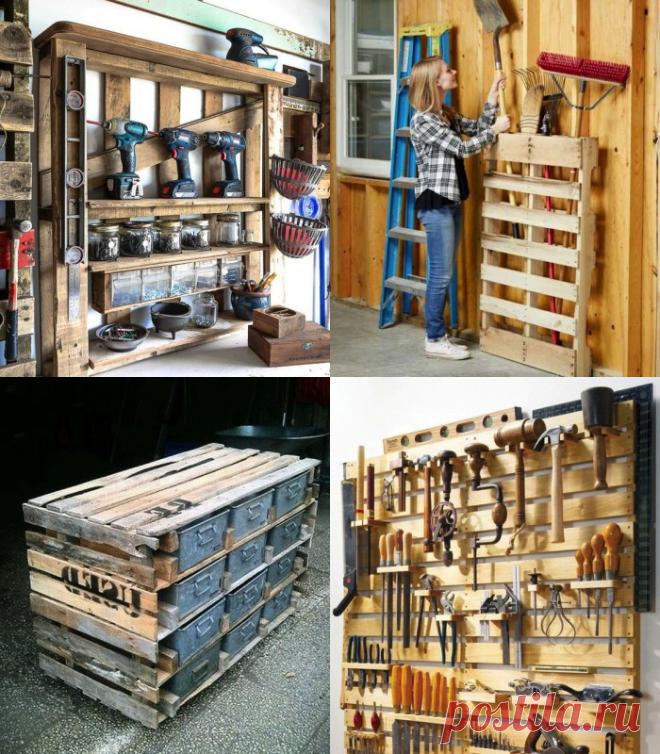 100 Идей повторного использования строительных поддонов