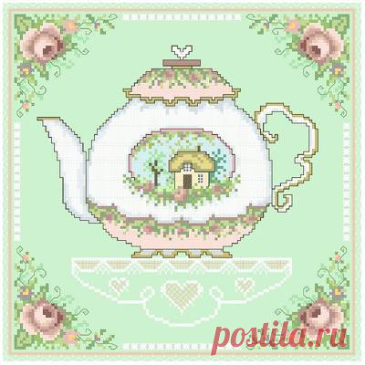Grandmother's Teapot Cross Stitch Pattern by Gail Bussi - Crosstitch.com Grandmother's Teapot samplers counted cross stitch pattern by Gail Bussi to download and print online. Discover thousands of more patterns to print online instantly at Crosstitch.com. Also use our online tools and Caption/Border maker to chart your own text and words.